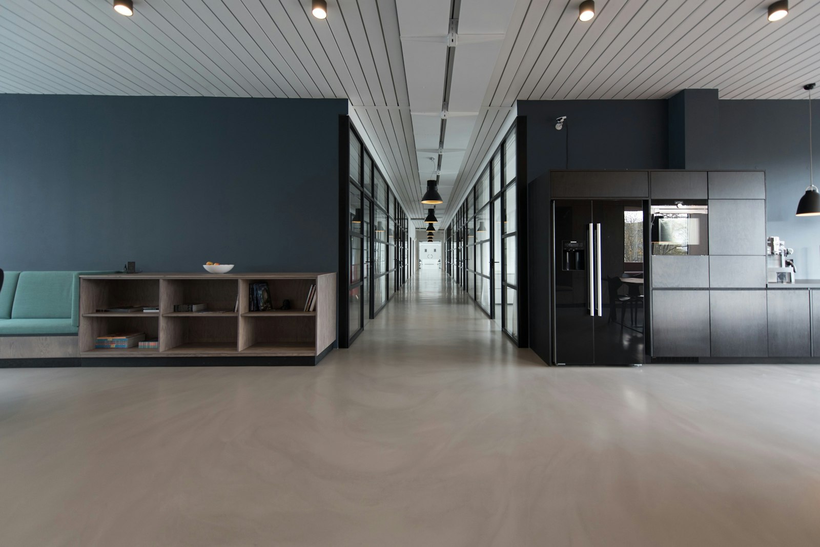 Modern office team collaboration